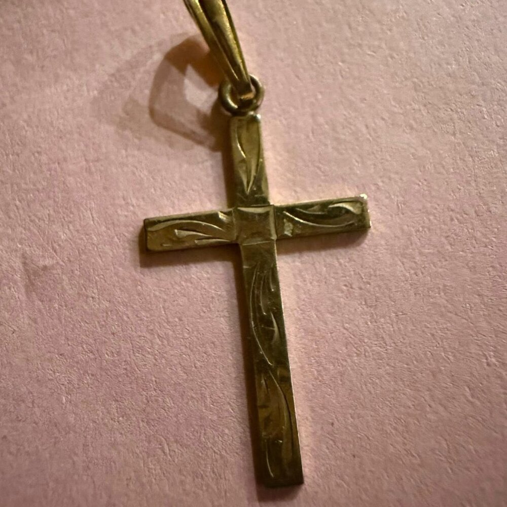 Vintage Corel Gold Filled Pendant